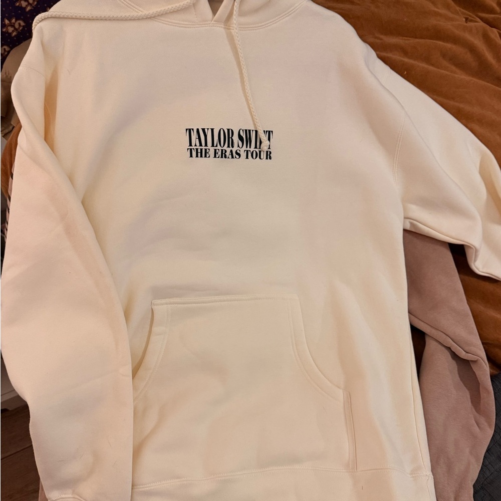 Taylor Swift The Eras Tour Beige Hoodie